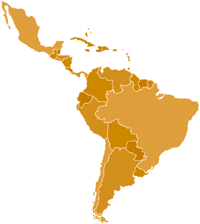 Mapa Latinoaméria